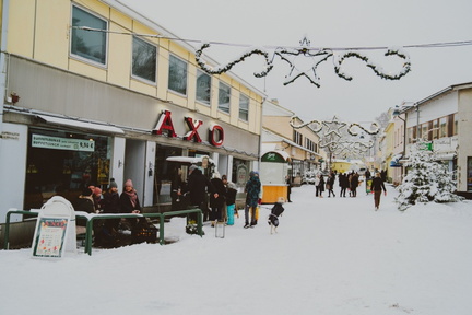 Gågatan i Pargas | Kävelykatu Paraisilla | The pedestrian street in Pargas town centre 
